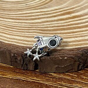 Pandora Space Love Rocket Charm